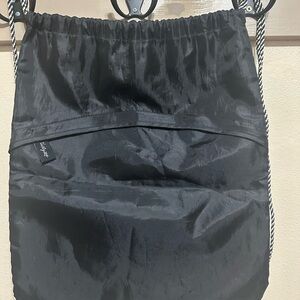 Thirty-One Black and White Drawstring Bag-Cinch Sacks